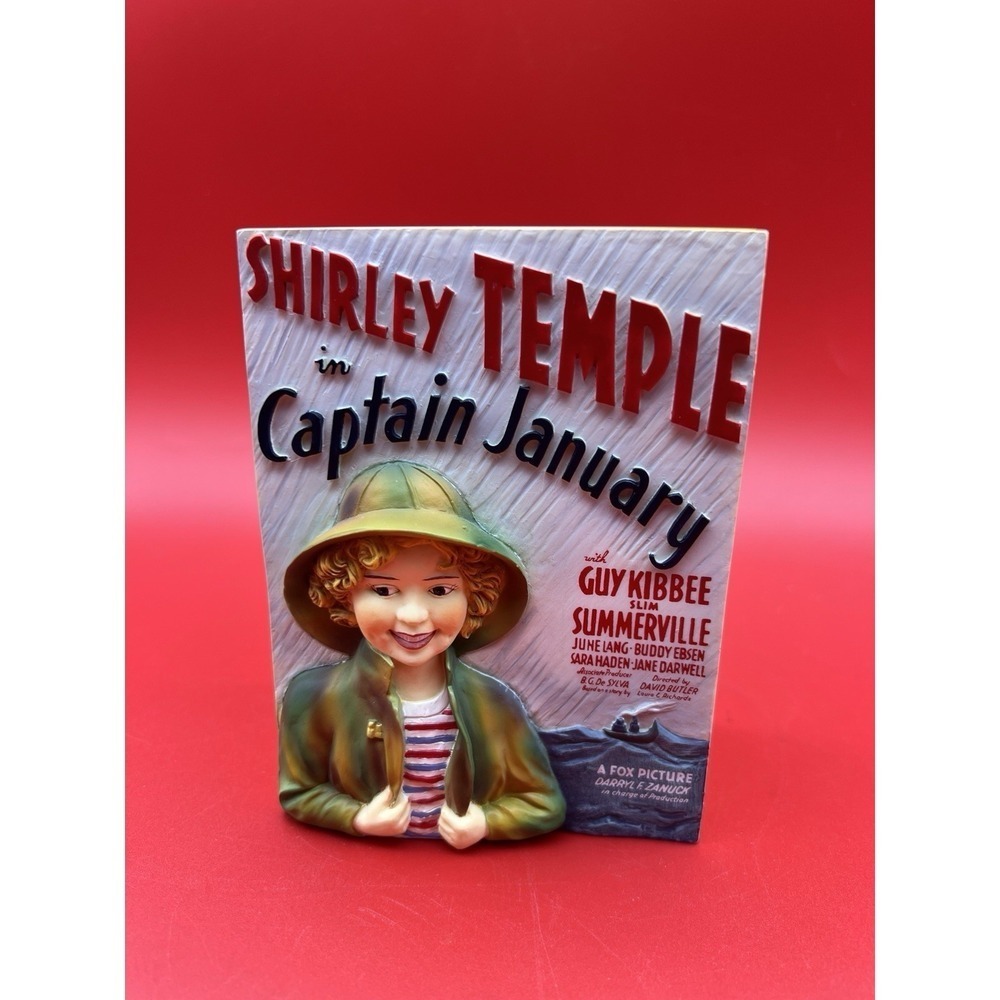 RARE Shirley Temple Captain January Music Box Jewelry Box Westland Giftware